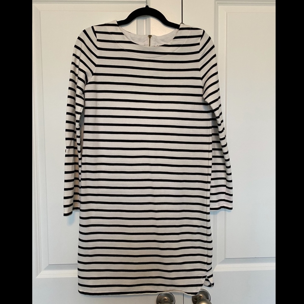 Merona Navy Striped Shift Dress - XSmall